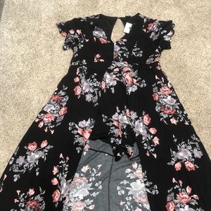 Black Torrid Romper with half skirt!!